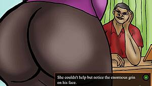 yo, this big butt white professor got slammed by a pimp in anime gameplay, bad ending! 😱