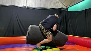 Latina pornstar worships ass with gaping and squirting outdoors