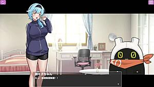 Take Asay delivery person with huge curvy tits in 3d porn game!