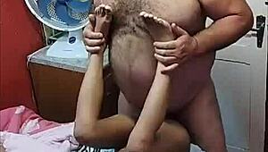 tiuzao bangs horny college babe daily in wild garage sessions