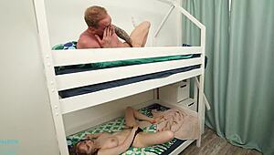 petite bed buddy erica mori gets wild anal from martin spell