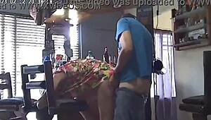 Spycam caught my 40 year old husband cheating with the neighbours 19 year old