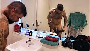 dirty bathes in bathroom shower