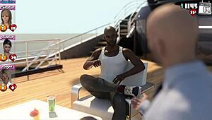 Babysitter joins wild yacht party in 3D anime fun 😎