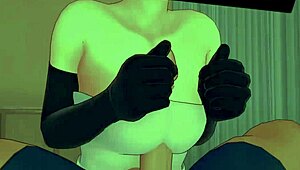 Uncensored hentai parody where tv woman in nurse apron fucks.