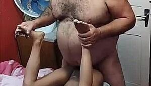 tiuzao bangs horny college babe daily in wild garage sessions