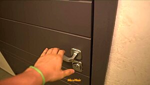 The Guy Controls a Stranger with a Remote and Secretly Fucks Her Curvy Body