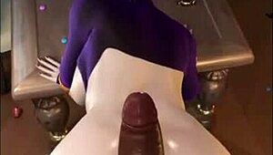 hot sexy widowmaker and raven blowjob compilation with monster cocks.