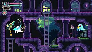 Flip Witch Pixel Hentai Game Ep 14 Hot Monster Girl Femdom Drains Balls