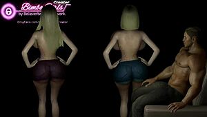 Big boobs girls dancing sexy with big ass.