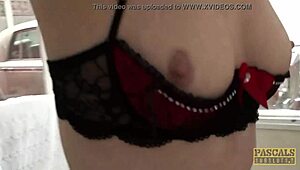 Beautiful jessica jensen gets hammered hard in bondage domination with british submissive bent over