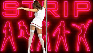 Gorgeous Nurse Strips Down in Sexy Hospital Tease