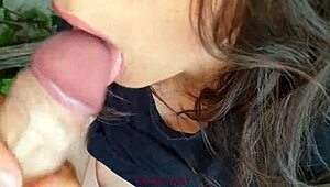 Naughty Step Sister Deepthroats and Swallows Cum