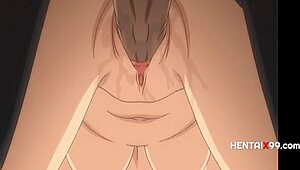 Lesbian Turned Straight Joins Him in Wild Hentai Battle Against Rivals