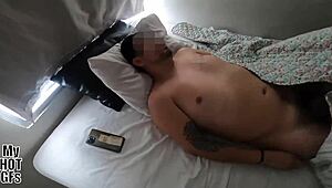 i'm linda waking up my boyfriend and he fills my pussy with cum, oh god