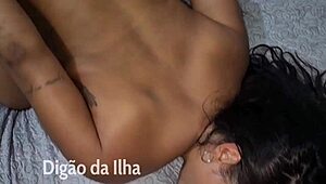 dp anal action with wild threesome and female cum splash!