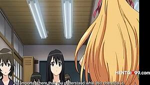 Lesbian Turned Straight Joins Him in Wild Hentai Battle Against Rivals