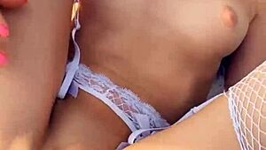 Mia bandini fucked ass to mouth and creampied in the woods