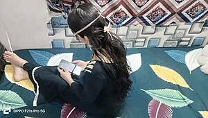 horny desi couple banging hard at night, can't get enough! 😍