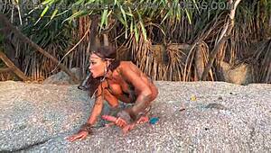 Wild Monika Fox craves anal and double toy penetration