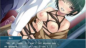 Cosplay girl feels deep emotions during training and bondage fingering