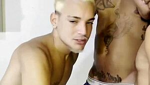 Massive 23cm Stud Strips Virginity From Innocent Novinho in Interracial Heat