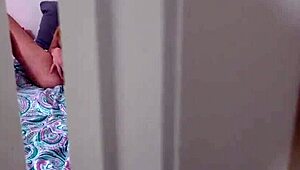 Amateur Stepsis Sucking Cock in POV Handjob and Blowjob