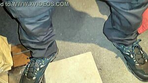 rainy day solo masturbation with brilliant precum drops