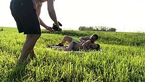 Hey, see this Russian teen get pounded hard backstage in sexy scene