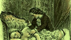 Subtle Vintage Erotic Drawings Tease with Retro Anime Charm in Antique Hentai Style