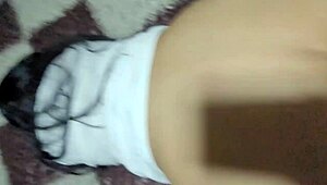 Homemade Video Of Fucking Long-Haired Latina Friend In Bedroom With Creampie