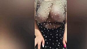 Busty Young Lesbian Rides Hard in Solo Amateur Scene