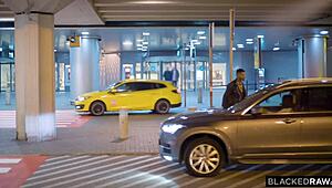 Super Model Eagerly Shakes for Big Black Cock