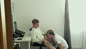 Distracting Stepbrother From Work Leads To Tight Ass Encounter