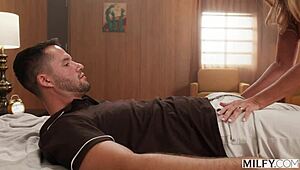 Holy Cow! Curvy Blonde MILF Ainslee SEDUCES Delivery Guy in Her MILFY DEBUT With DEEPTHROAT and ASS Play!