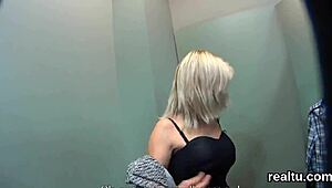 gorgeous czech cutie gets seduced in supermarket for pov pounding