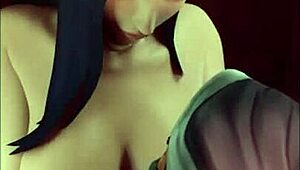 Caitlyn In Emotional Lesbian Anime Scene