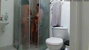 I Sneakily Bang My Hot Colombian Neighbor in Her Medellin Shower