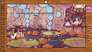 in magic dorm 2, the pixie goddess gets raw anal with monster cock