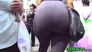 Detailed Ass Orgasm Captured In High Definition Voyeur Porn Video