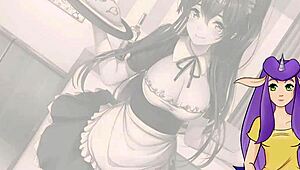 Sexy Ninja Maid in Ninnin Days Part 4 Serves Master with Hentai Action