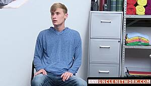 Blonde jock gets his ass claimed doggystyle by a BBC cop 😈