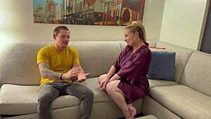 Stepson Alex Envy Seduces Stepmom Danni Jones in Lingerie