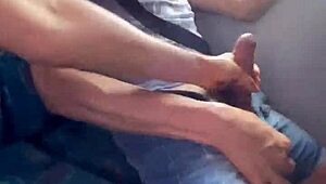 i can’t believe i’m getting a quick suck on this public bus!