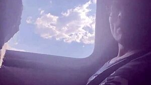 i can’t believe i’m getting a quick suck on this public bus!