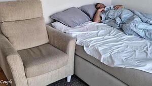 Naughty Wife Invites Girlfriend to Watch Her Have Sex with Husband in Homemade Anime Action.