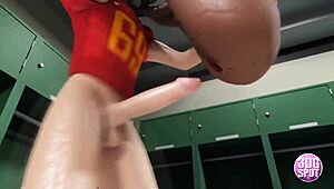 hot teen 18+ cheerleaders get fucked in the locker room compilation 3d animation