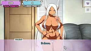 Rumi from MHA sucks in bunny outfit