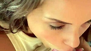 backstage pov blowjob with busty teen bbw during photoshoot.