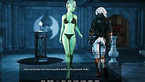 Lesbian Girls With Big Tits Fuck In 3D Hentai Game